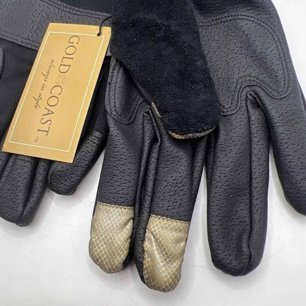 Gold Coast Women'sGloves L/XL Black‎ Texting